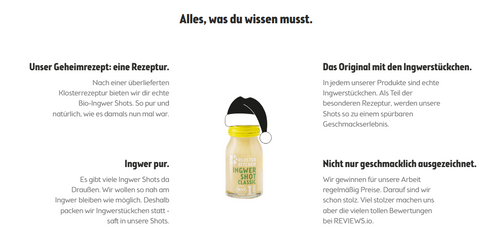 IngwerTRINK Adventskalender