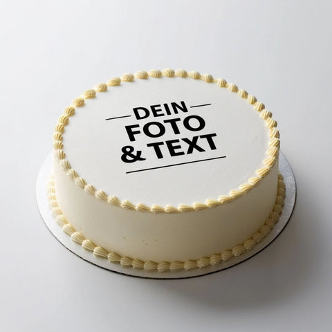 Fotobild Fondant A4 inkl. Bestreichen